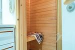 Badezimmer mit Sauna - Wohnung 07 - Top-Hundeurlaub