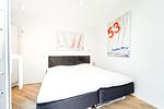 drittes Schlafzimmer mit Doppelbett - Wohnung 01 - Top-Hundeurlaub