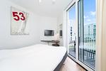drittes Schlafzimmer mit TV - Wohnung 03 - Top-Hundeurlaub