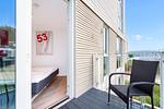 Balkon mit Tür zum dritten Schlafzimmer - Wohnung 03 - Top-Hundeurlaub