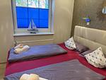 Schlafzimmer - Ferienhaus Thönnes Wohnung 3 - Top-Hundeurlaub