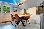 Wohnzimmer - Dünenhaus Ückeritz UnserUsedomDe FeWo ca.80qm mit privater Sauna und Kamin, direkt am Strand. 3/3 - Top-Hundeurlaub