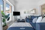 Wohnzimmer - Ferienwohnung Freiherr, App. 8 Emmelsbüll - Top-Hundeurlaub