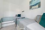 Schlafzimmer - Ferienwohnung Freiherr, App. 8 Emmelsbüll - Top-Hundeurlaub