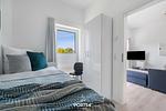 Schlafzimmer - Ferienwohnung Freiherr, App. 8 Emmelsbüll - Top-Hundeurlaub