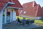 Terrasse - Ferienhaus "Glück Auf! II" Mellumplate 27 - Top-Hundeurlaub