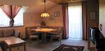 Landhaus Salzburg Appartement A6: Appartement mit Balkon oder Terrasse, 45m² mit Aussicht auf den Hochkönig (Wohn-Schlafzimmer, Schlafzimmer, Bad, Küche) - Top-Hundeurlaub