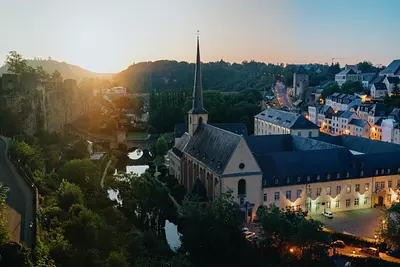 Luxemburg mit Hund